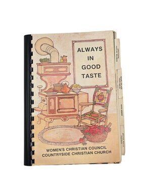Countryside Christian Church Cookbook Wichita KS 1983 Womens Christian Council